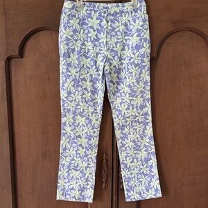 Lilly Pulitzer purple and green pants size 10